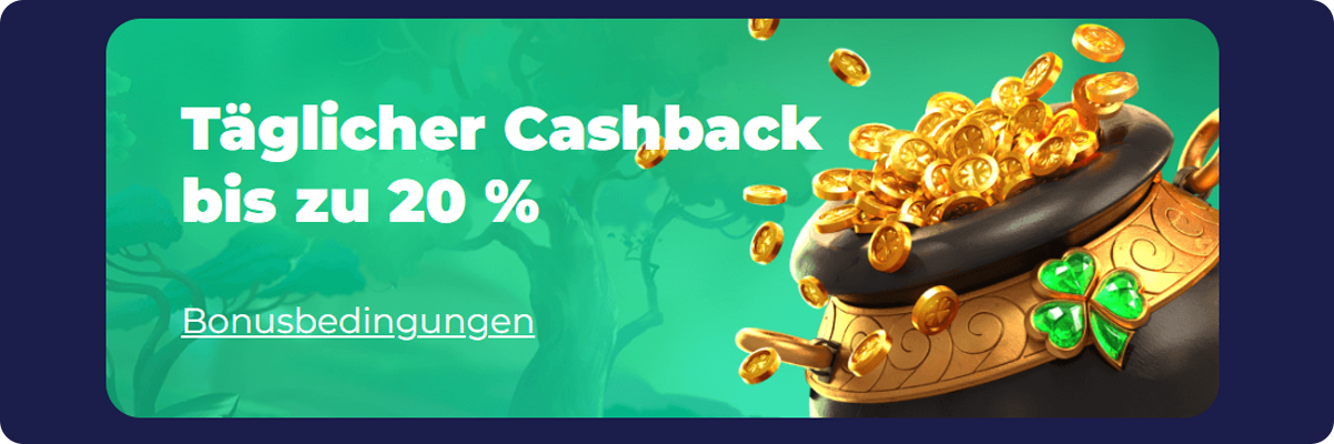 Tägliches Cashback